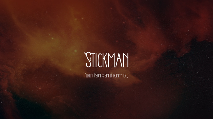Stickman Font Family