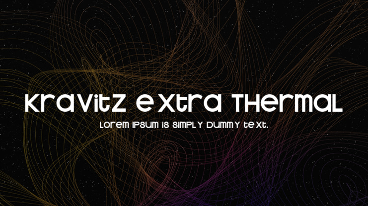 Kravitz Extra Thermal Font Family