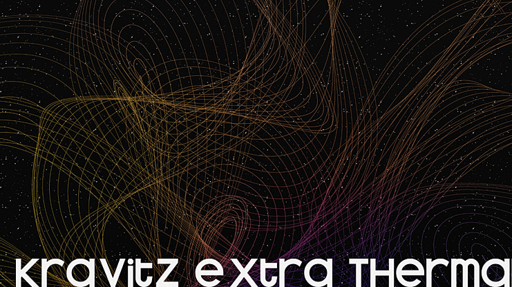 Kravitz Extra Thermal Font Family