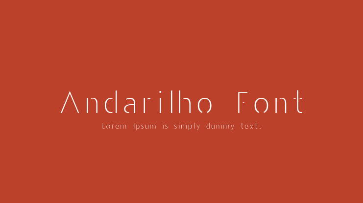 Andarilho Font