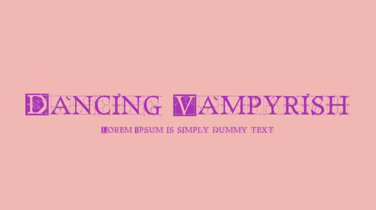 Dancing Vampyrish Font