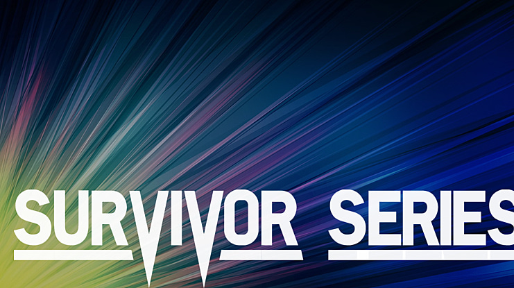 SURVIVOR SERIES Font