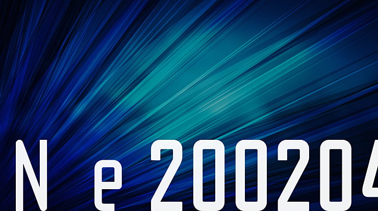 Nike 200204 Font