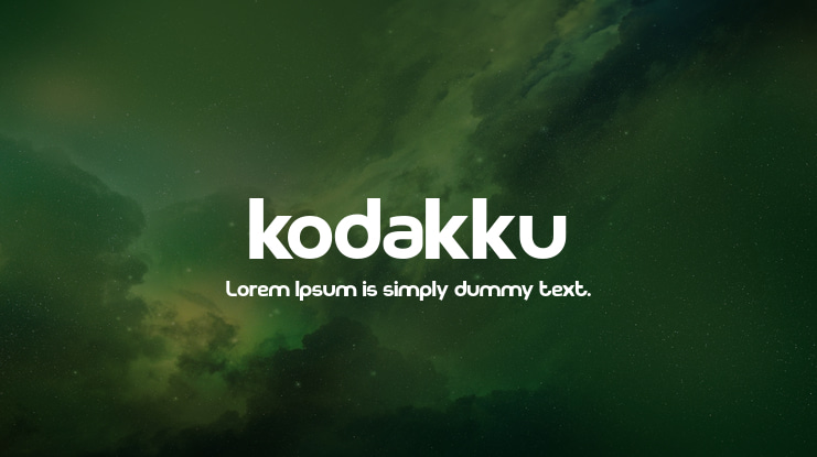 kodakku Font