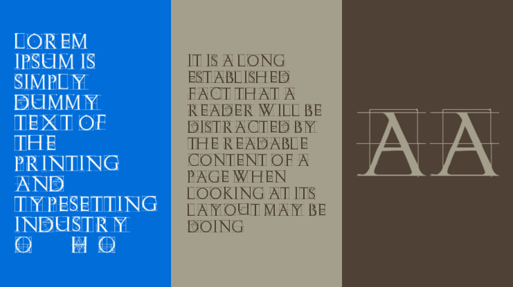 Roman Grid Caps Font