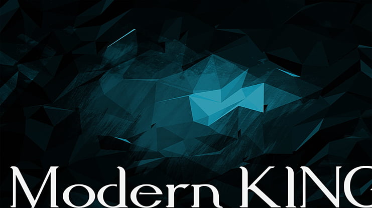 Modern KING Font