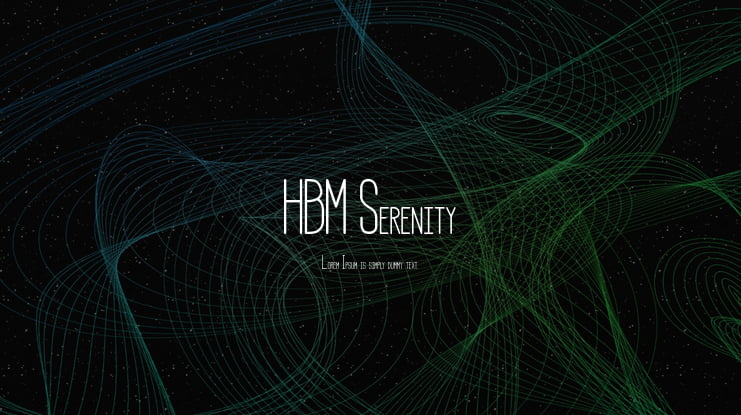 HBM Serenity Font Family