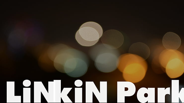 Linkin Park Font