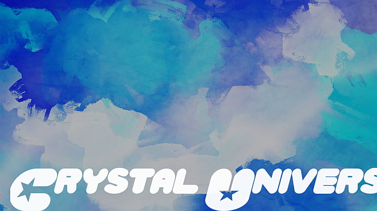 Crystal Universe Oblique Font Family