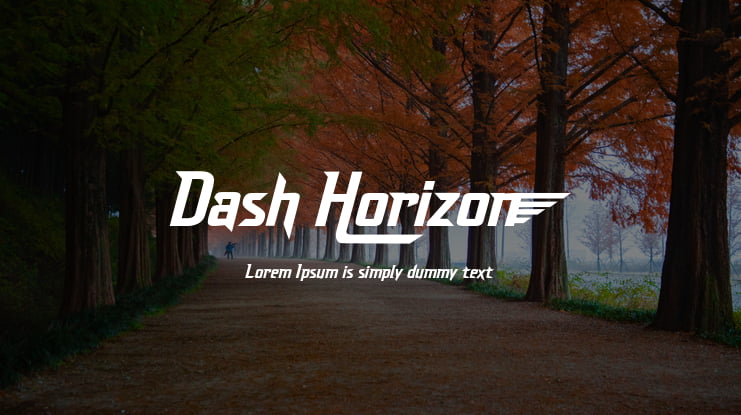 Dash Horizon Font
