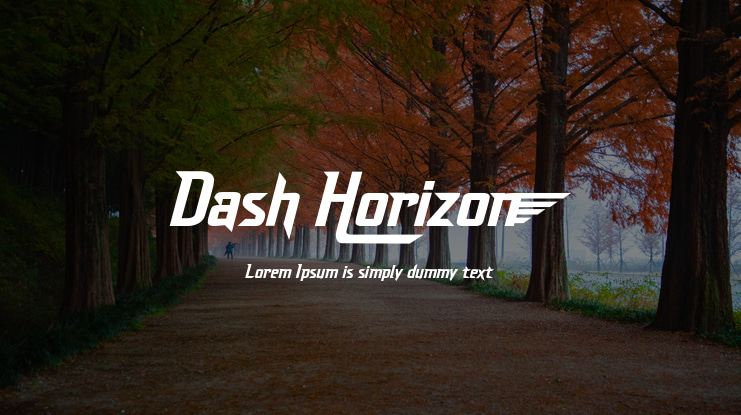 Dash Horizon Font