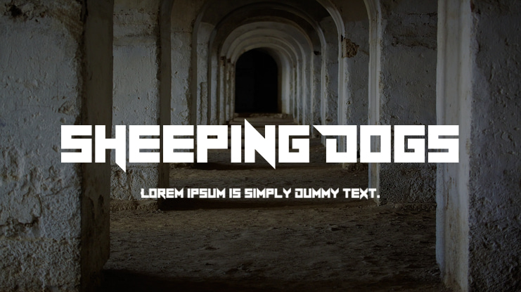 Sheeping Dogs Font