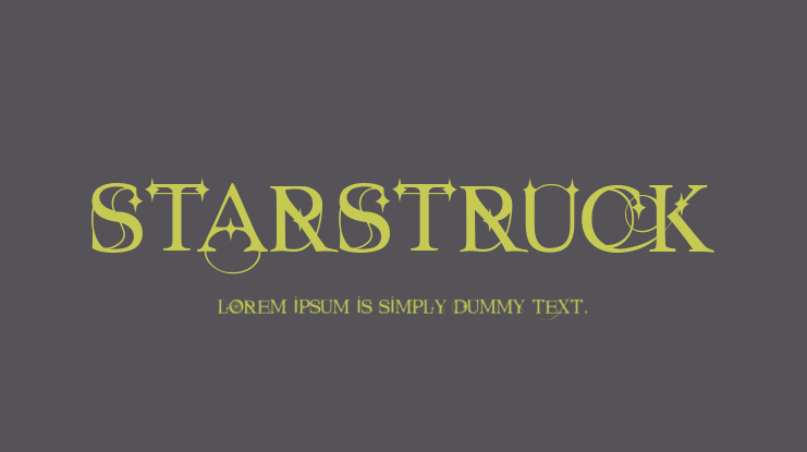 Starstruck Font