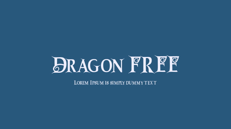 Dragon FREE Font