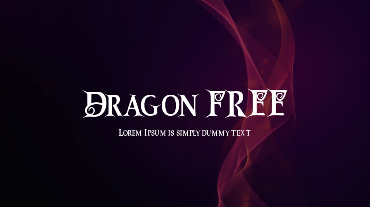 Dragon FREE Font