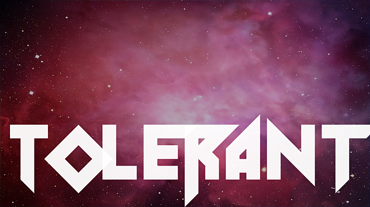 Tolerant Font