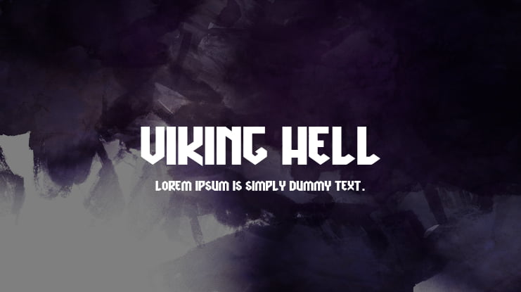 Viking Hell Font
