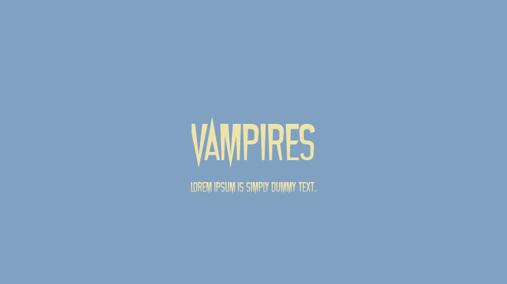 Vampires Font