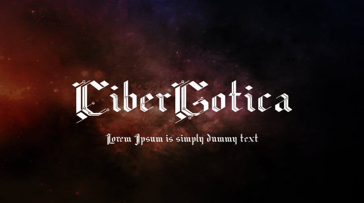 CiberGotica Font