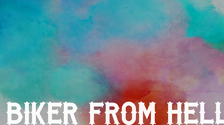 Biker from Hell Font