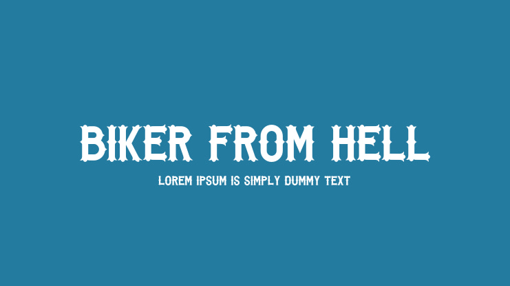 Biker from Hell Font