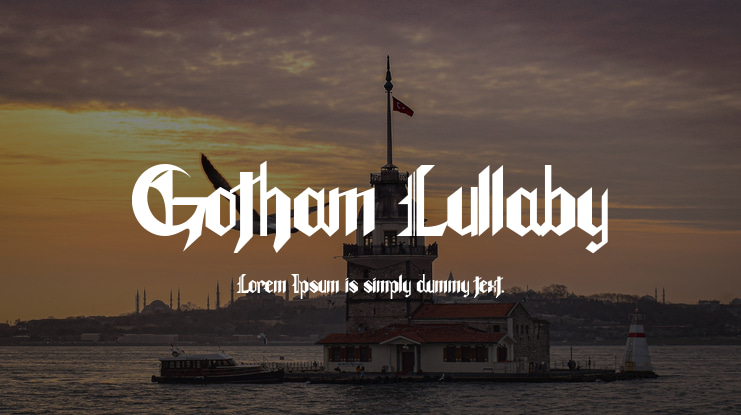 Gotham Lullaby Font