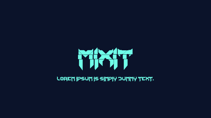 Mixit Font
