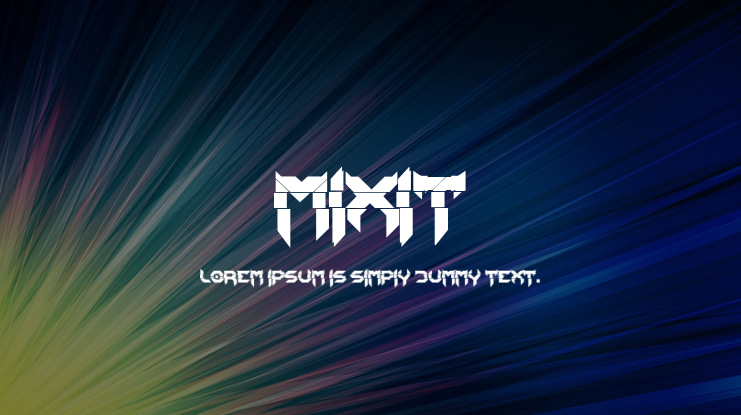 Mixit Font