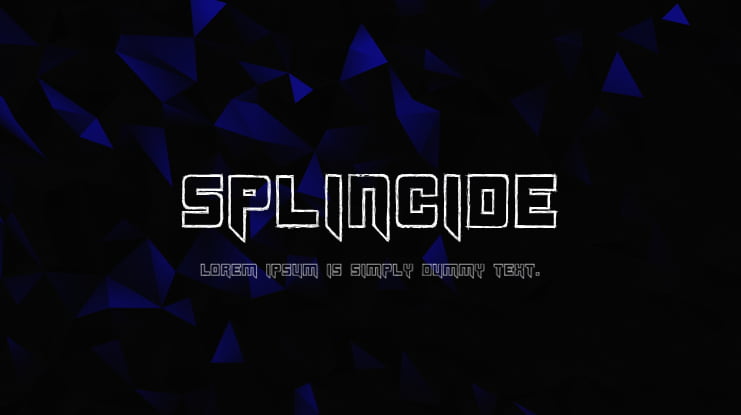 Splincide Font