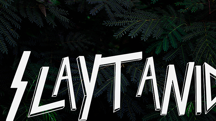 Slaytanic Font