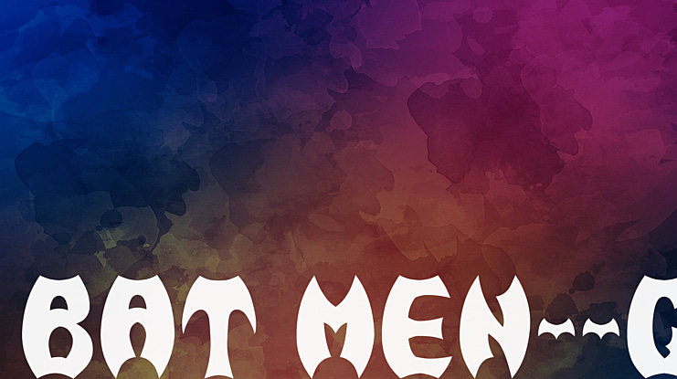 BAT MEN__G Font