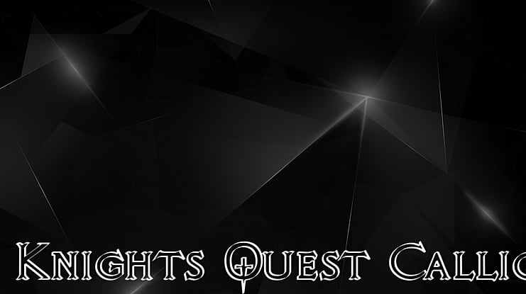 Knights Quest Callig Font Family