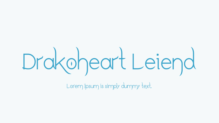 Drakoheart Leiend Font Family