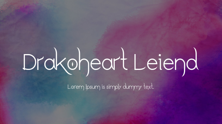 Drakoheart Leiend Font Family