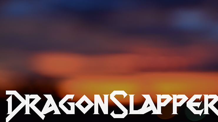 DragonSlapper Font