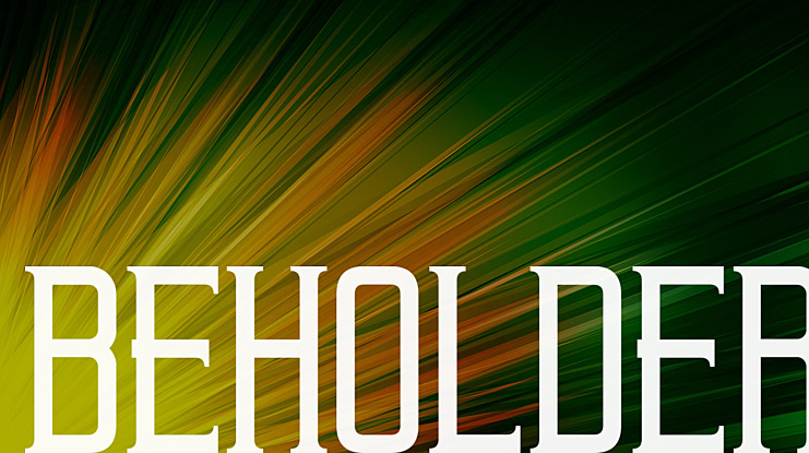 Beholder Font Family