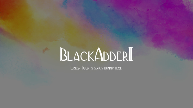 BlackAdderII Font