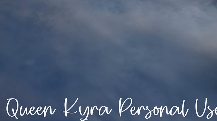 Queen Kyra Personal Use Font