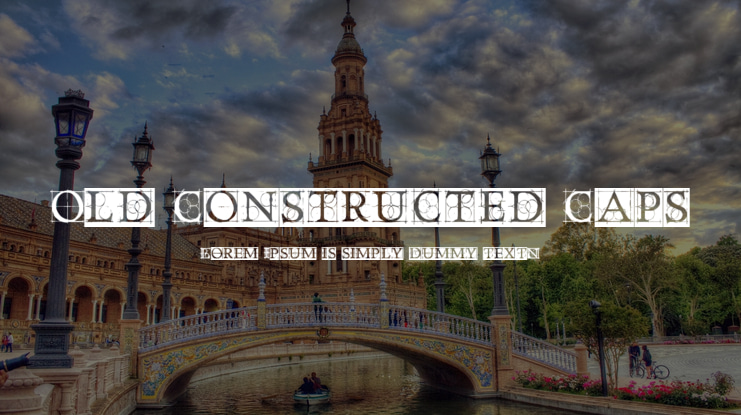 Old Constructed Caps Font
