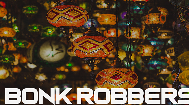 Bonk Robbers Font