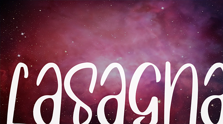 Lasagna Font