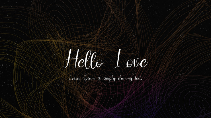 Hello Love Font