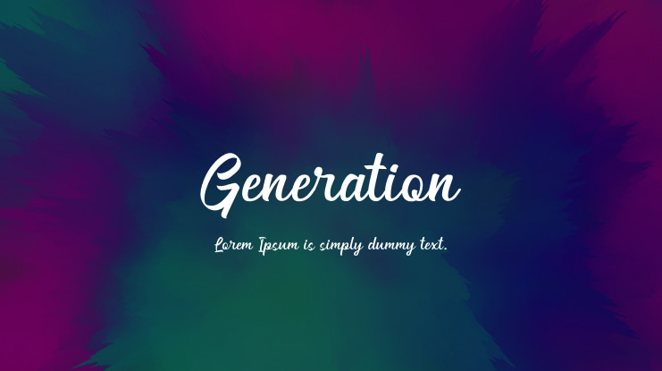 Generation Font