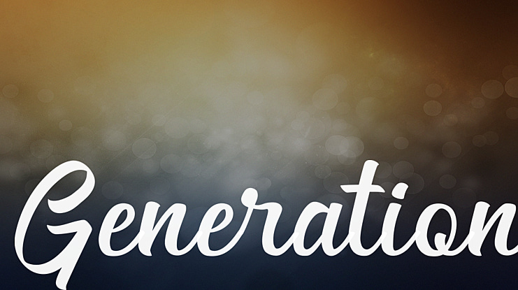 Generation Font