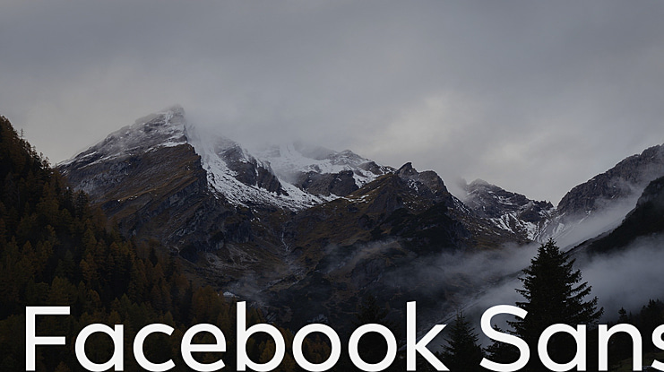 Facebook Sans Font Family
