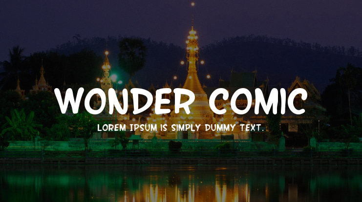 Wonder Comic Font Family