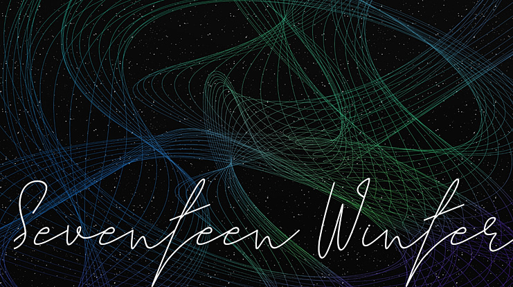 Seventeen Winter Font