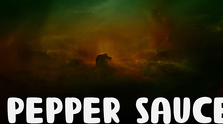Pepper Sauce Font
