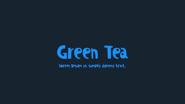Green Tea Font