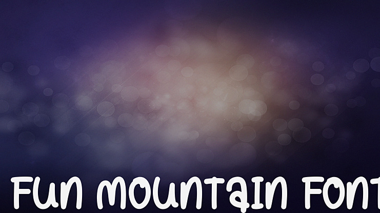 Fun Mountain Font